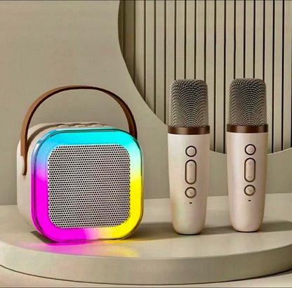 Portable Bluetooth Speaker with Wireless Microphone