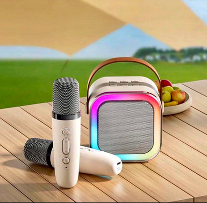 Portable Bluetooth Speaker with Wireless Microphone