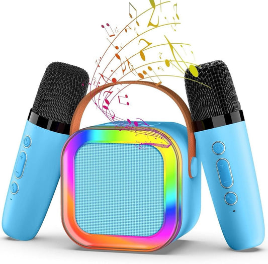 Portable Bluetooth Speaker with Wireless Microphone