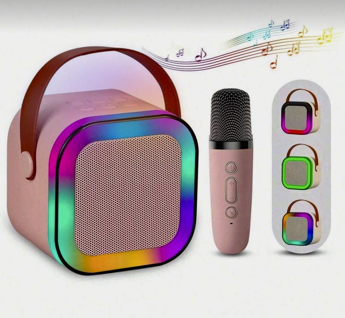 Portable Bluetooth Speaker with Wireless Microphone