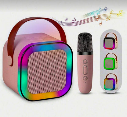 Portable Bluetooth Speaker with Wireless Microphone